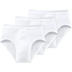Schiesser Slip »"Original Classics"«, (3er-Pack), mit Eingriff Schiesser 100-weiß 9