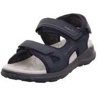 Superfit Jungen Criss Cross Sandale, Blau 8030, 29 EU