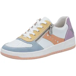 Sneaker, in aktueller Farbkombination, Freizeitschuh, Halbschuh, Schnürschuh, Gr. 42, weiß bunt, , 20321512-42