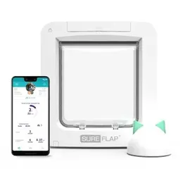 Sureflap Connect Microchip XL Haustierklappe weiß (iMPDWT)