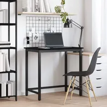 vidaXL Tisch Schwarz Eichen-Optik 100 x 50 x 76,5 cm
