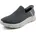 Go Walk Hausschuh Dark Grey Textile 44 EU