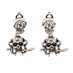 Ohrclips "Totenkopf"