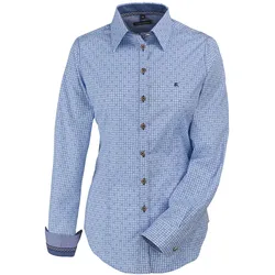 Gipfelstürmer Langarmbluse, hellblau-bleu, 36