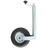 Pro Plus Stützrad auf Metallfelge mit Luftreifen, 48mm