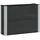 vidaXL Hochbeet 100 x 30 x 72 cm Schwarz