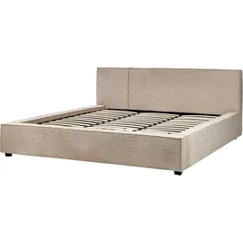 Beliani Mirande 180 x 200 cm Taupe