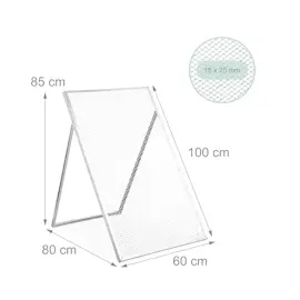 Relaxdays Durchwurfsieb 100 x 60 cm