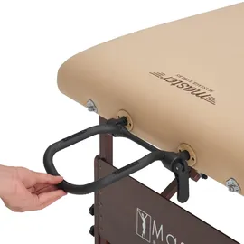 MASTER MASSAGE EQUIPMENT Master Massage Simplicity Verstellbare Kopfstütze Gesichtsauflage Face Cradle für Mobile Massageliege