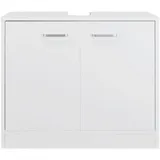 stabilo-sanitär Waschbeckenunterschrank 2-türig 63 x 55 x 29 cm Weiß Matt
