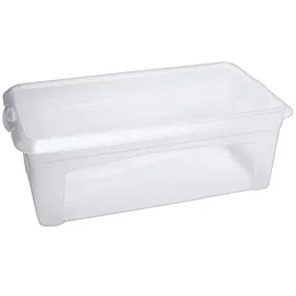 flink & sauber Aufbewahrungsbox 5,0 l Kunststoff 33,5 x 19,0 x 11,0 cm transparent