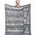 luxuskollektion Decke Ruhestand Rentner Rente 200X150CM Ruhestands Geschenk Grau