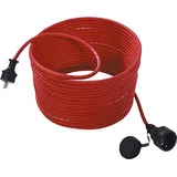 Bachmann Bachmann, Verlängerungskabel, lawn mower extension protective contact16 A/250 VAC red 35m rubber / neoprene (35 m,