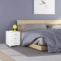 FineBuy Nachtkonsole Nachtschrank Holz Nachtkästchen Schlafzimmer Design Nachttisch