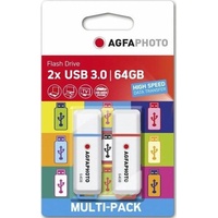 AgfaPhoto USB 3.2 Gen 1 64GB Color Mix MP2