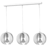 Licht-Erlebnisse Pendelleuchte DANI, ohne Leuchtmittel, Hängelampe Metall 66cm lang