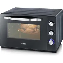 Severin TO 2073 Back und Toastofen XXL 2200W schwarz