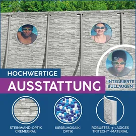 BESTWAY Power Steel Frame Pool oval 549 x 274 x 122 cm