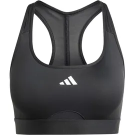 adidas Women's Powerreact Training Medium-Support Bra Sport-BH, Black, M A-B
