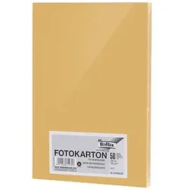 Folia Fotokarton gold A4 300 g/m2 50 Blatt