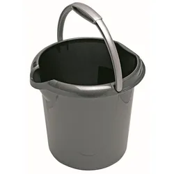 flink & sauber Putzeimer 5,0 l grau