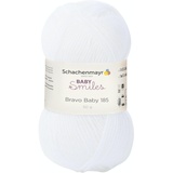 Schachenmayr Bravo Baby 185, 50G weiß Handstrickgarne