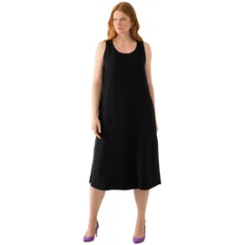 Ulla Popken Midikleid Schwarz 42/44