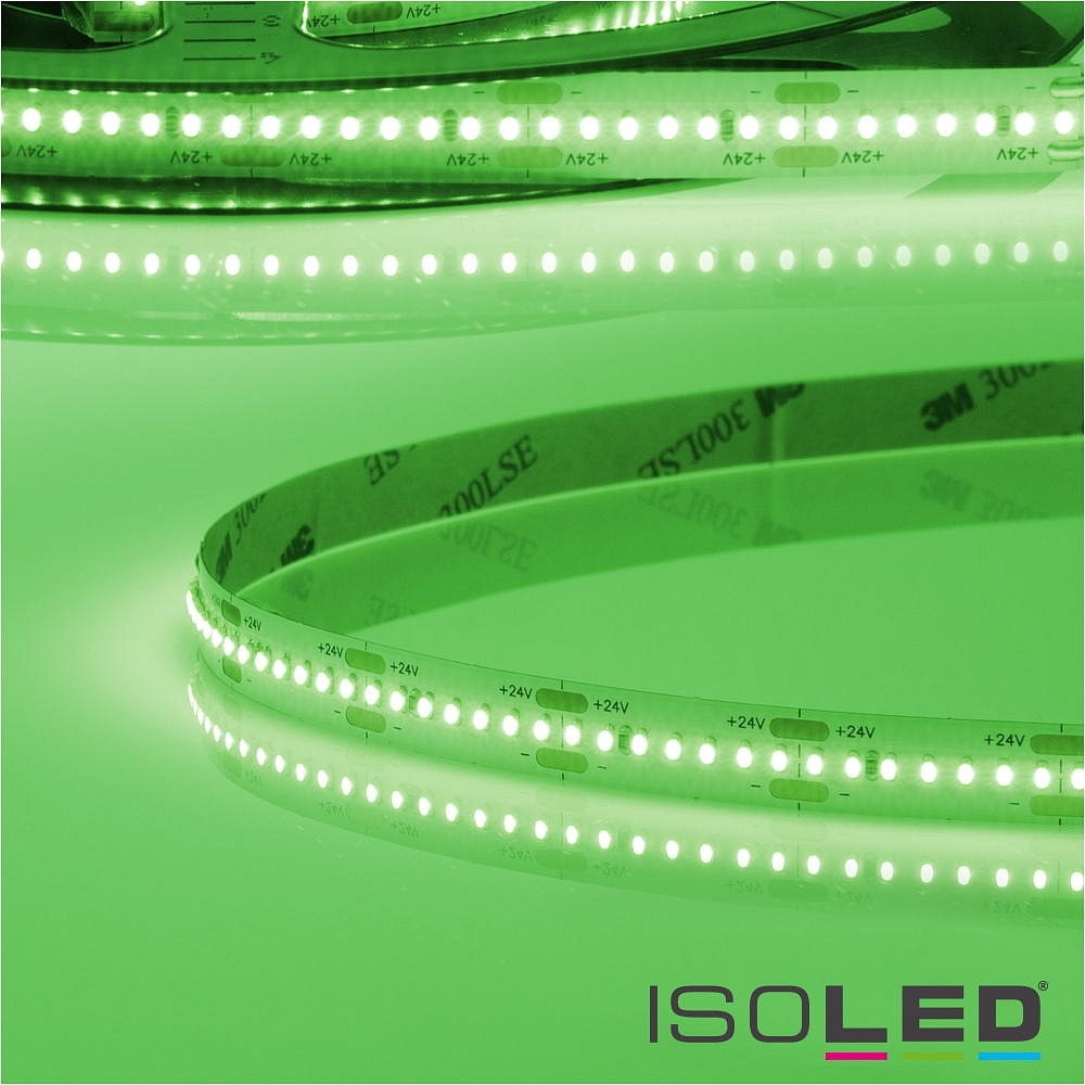 ISOLED LED CRI9G Linear ST10-Flexband, 24V, 15W, IP20, grün ISO-114050