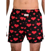 Sugar Pine Boxer Herzen schwarz L