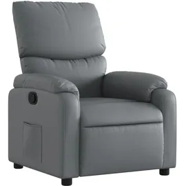 vidaXL Relaxsessel 99 x 99 x 99 cm Grau mit Liegeposition
