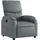vidaXL Relaxsessel 99 x 99 x 99 cm Grau mit Liegeposition