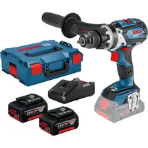 Bosch GSB 18V-110 C inkl. 2 x 5,0 Ah + Ladegerät + L-Boxx