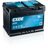 EXIDE EK700 AGM START-STOP Autobatterie Batterie Starterbatterie 12V 70Ah EN760A