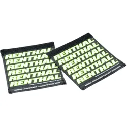 RENTHAL Grip Protector Clean Griffe - Schwarz/Grün/Weiß, weiss
