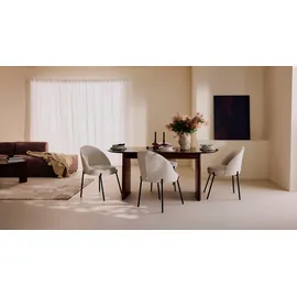 LeGer Home by Lena Gercke Esstisch "Melinda, TOPSELLER, OTTOs Choice", braun, B:200cm H:77cm T:90cm, LEGER HOME BY LENA GERCKE, Tische, Runde Esstische Esstisch Holz-Esstische, aus massivem Eschenholzfurnier, in zwei Breiten erhältlich