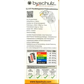 bySchulz Federsattelstütze G.2 ST medium 60-85kg