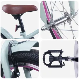 vidaXL Kinderfahrrad 18 Zoll Hellgrün
