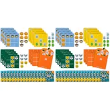 BONNYCO Tic Tac Toe Tiere Mitgebsel Kindergeburtstag Gastgeschenke 16 Stück. Tik Tak Toe Kleine Geschenke für Kinder, Give Aways Kindergeburtstag. Mitgebsel Set, Pinata Füllung, Mini Spielzeug Schüler