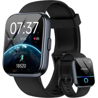 Smartwatch Herren Damen,mit Telefonfunktion,Fitnessuhr 120+ Sportmodi IP68 Wasserdicht, Sportuhr Herzfrequenz Schlafmonitor Schrittzähler