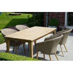 Ploß Borneo Dining-Tisch, Akazie, gebürstet, 180 x 90 cm, FSC®-zertifiziertes Produkt