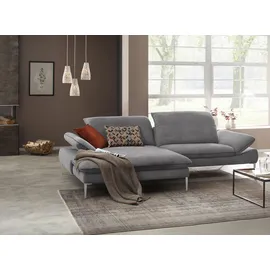 W.Schillig Eckcouch Chenille 3-Sitzer Grau