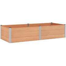 vidaXL Hochbeet 250 x 100 x 54 cm Braun