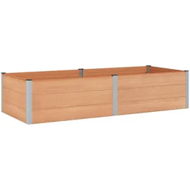 vidaXL Hochbeet 250 x 100 x 54 cm Braun