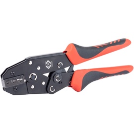 C.K Tools C.K T3683A Crimpzange mit Knarrenmechanismus für Aderendhülsen 10-25 mm2