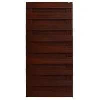 Andrewex Sichtschutzzaun-Element Goch Braun lasiert 180 cm x 90 cm