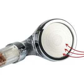 EasyMaxx Duschkopf Spa mit Mineralkugeln