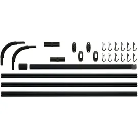 Sealskin Duschvorhangstangen-Set Easy-Roll Schwarz