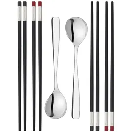 Zwilling Essstäbchen Set, Essstäbchen, Schwarz