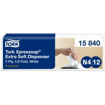 TORK Servietten Xpressnap® Extra Soft hochweiß 2-lagig 33,0 x 21,3 cm, 500 St.