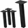 ML-Design Tischbeine 4er Set 30 cm Stahl Schwarz